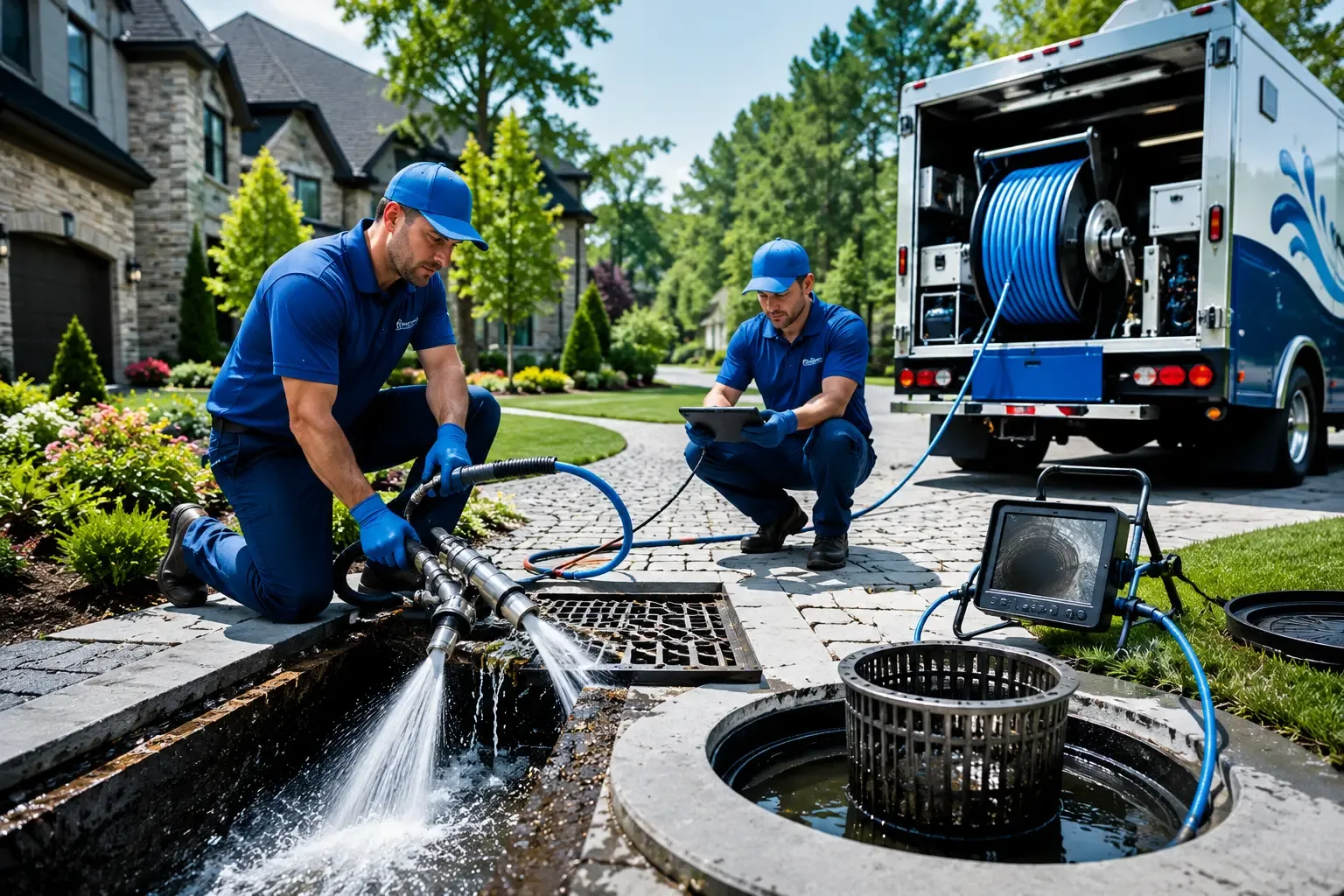 Local outdoor drain cleaning professionals in North Windham, CT